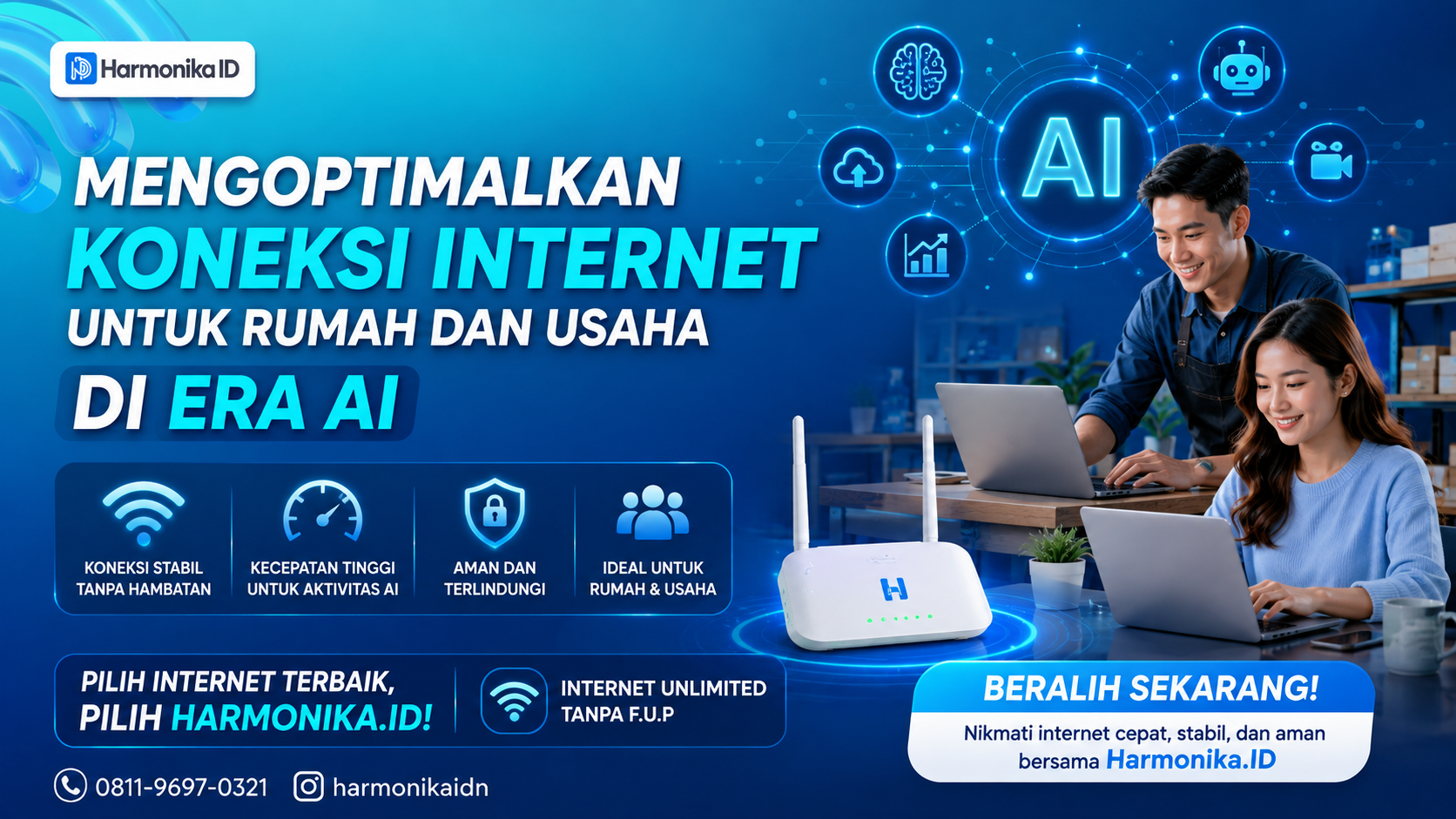 Mengoptimalkan Koneksi Internet untuk Rumah dan Usaha di Era AI