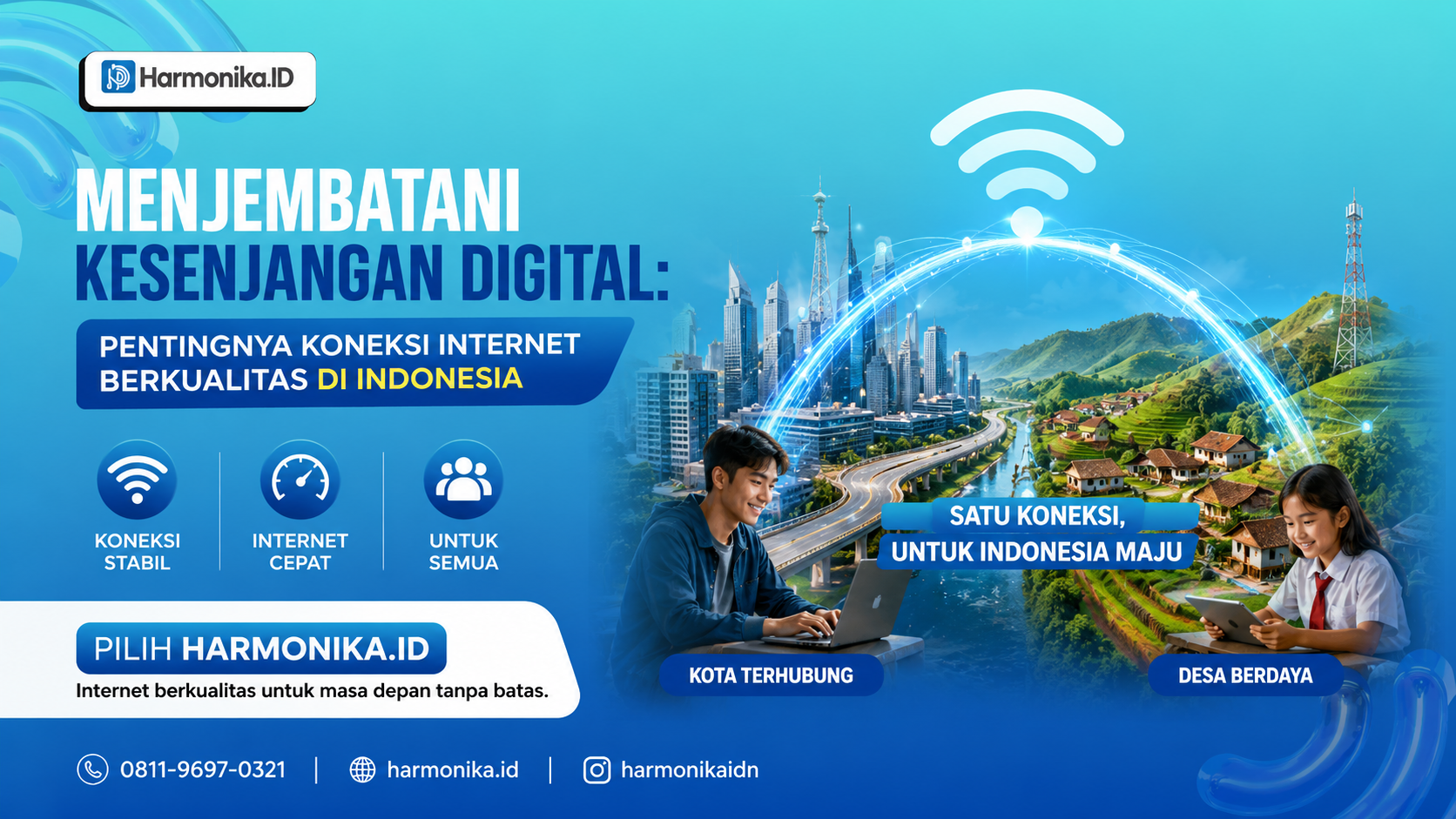 Menjembatani Kesenjangan Digital: Pentingnya Koneksi Internet Berkualitas di Indonesia