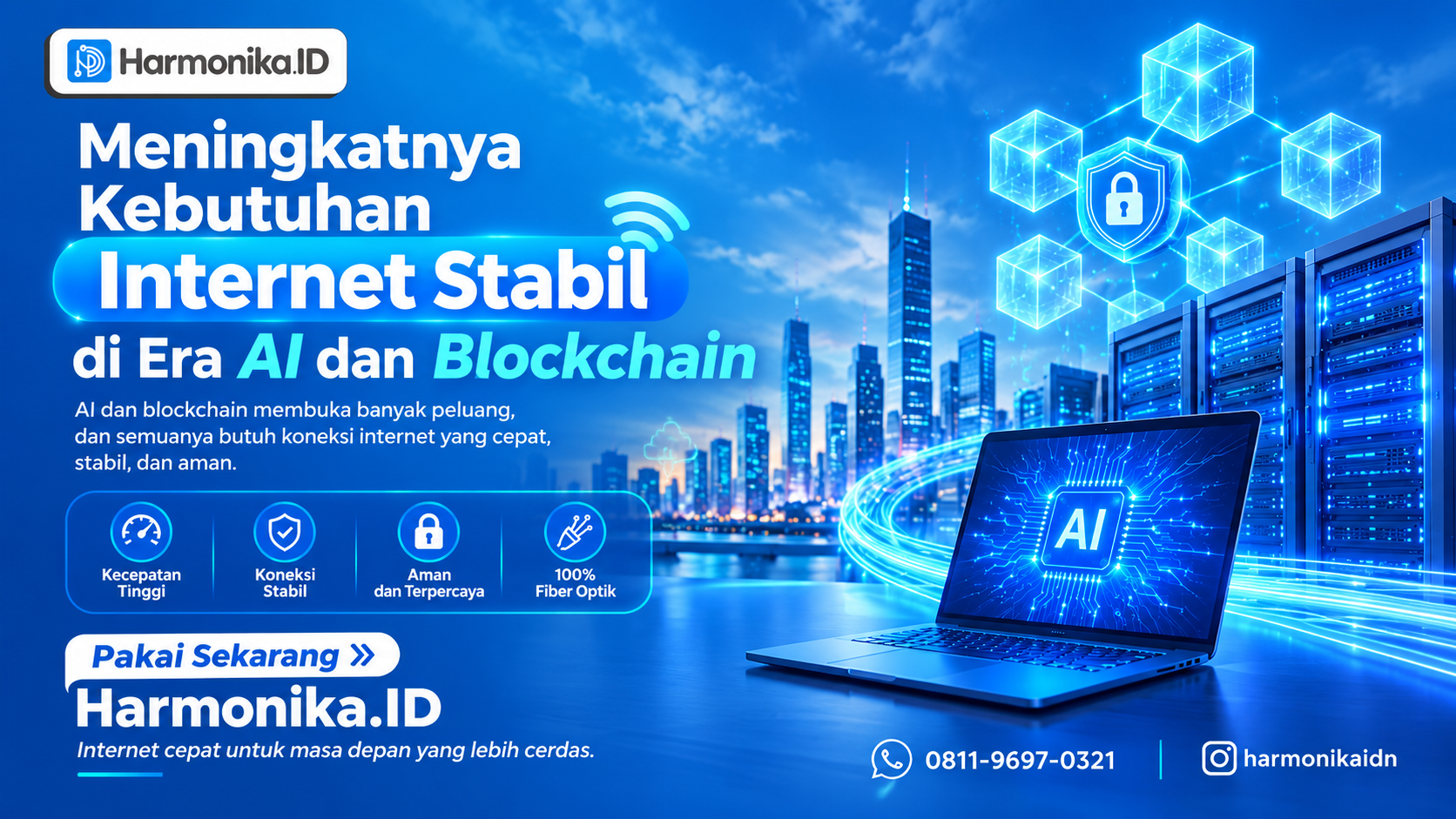 Meningkatnya Kebutuhan Internet Stabil di Era AI dan Blockchain