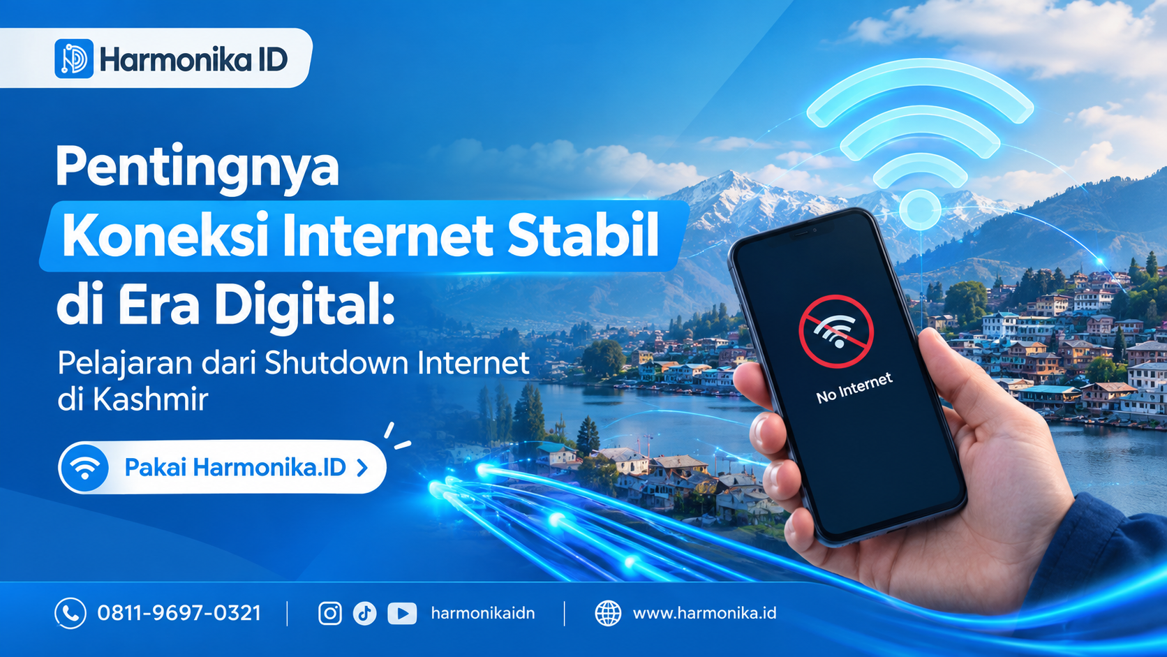 Pentingnya Koneksi Internet Stabil di Era Digital: Pelajaran dari Shutdown Internet di Kashmir