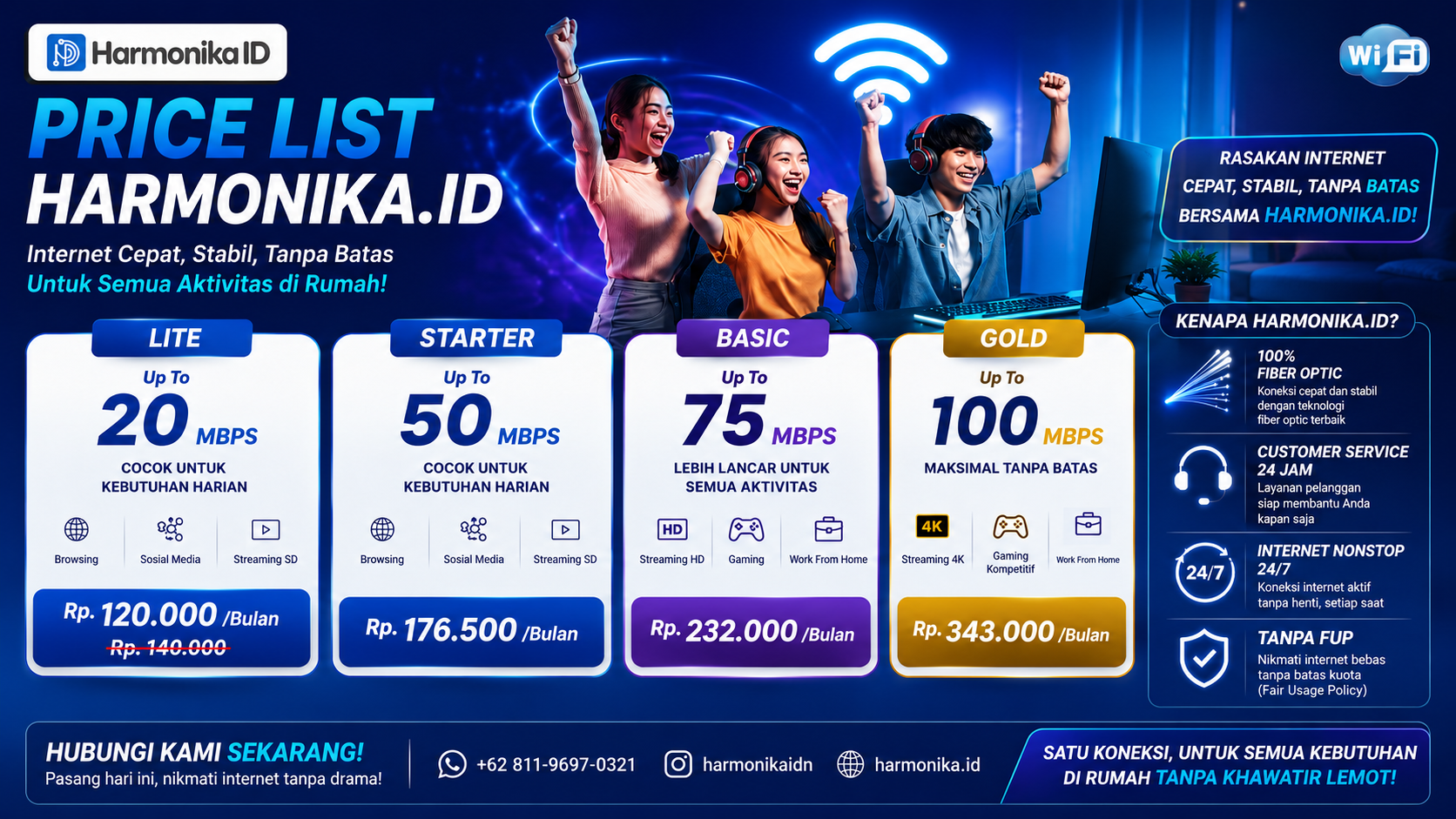 Price List Harmonika.ID – Solusi Internet Cepat, Stabil, dan Tanpa Batas untuk Semua Aktivitas di Rumah!