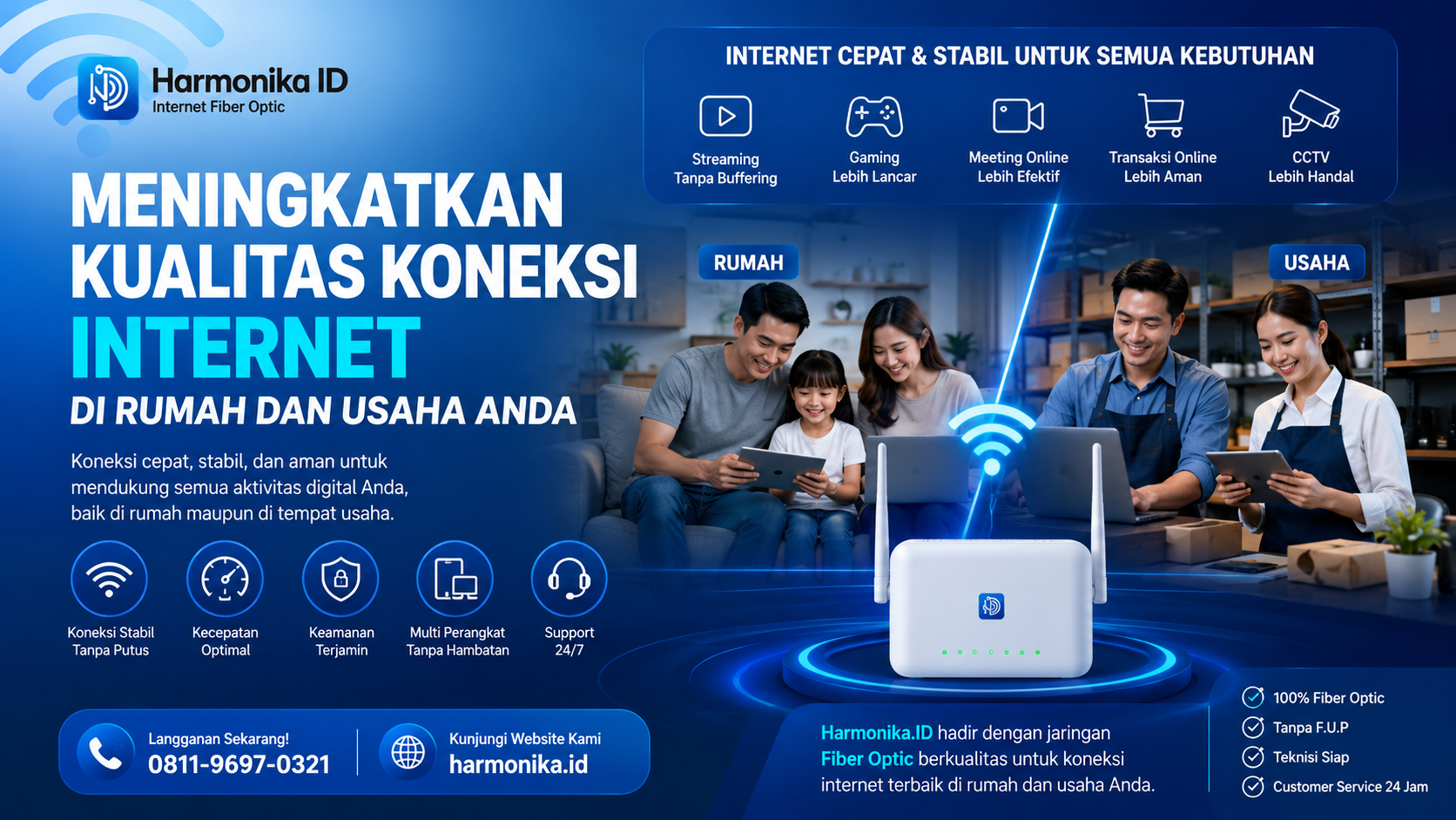 Meningkatkan Kualitas Koneksi Internet di Rumah dan Usaha Anda