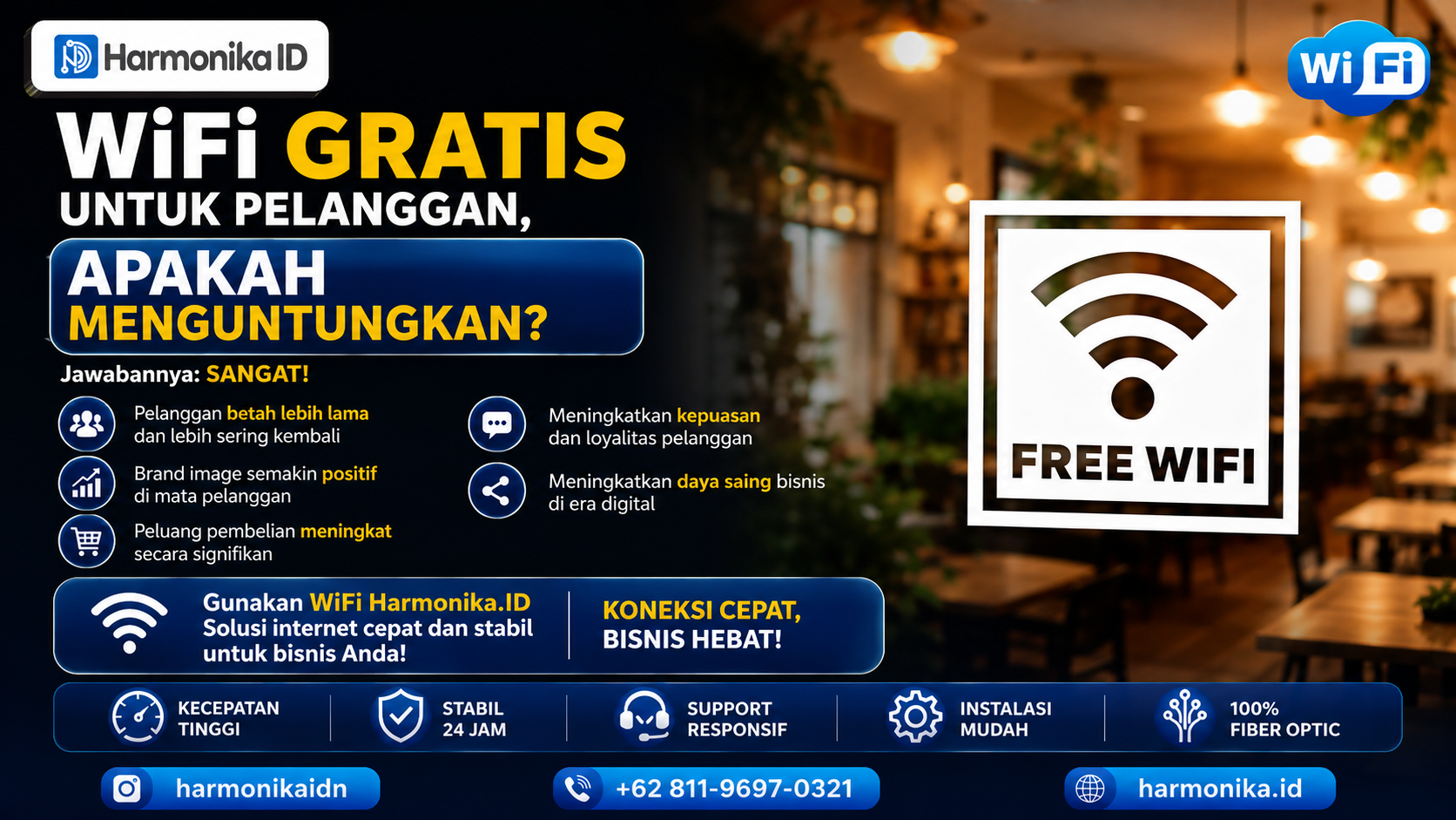 WiFi Gratis untuk Pelanggan: Apakah Menguntungkan bagi Bisnis?
