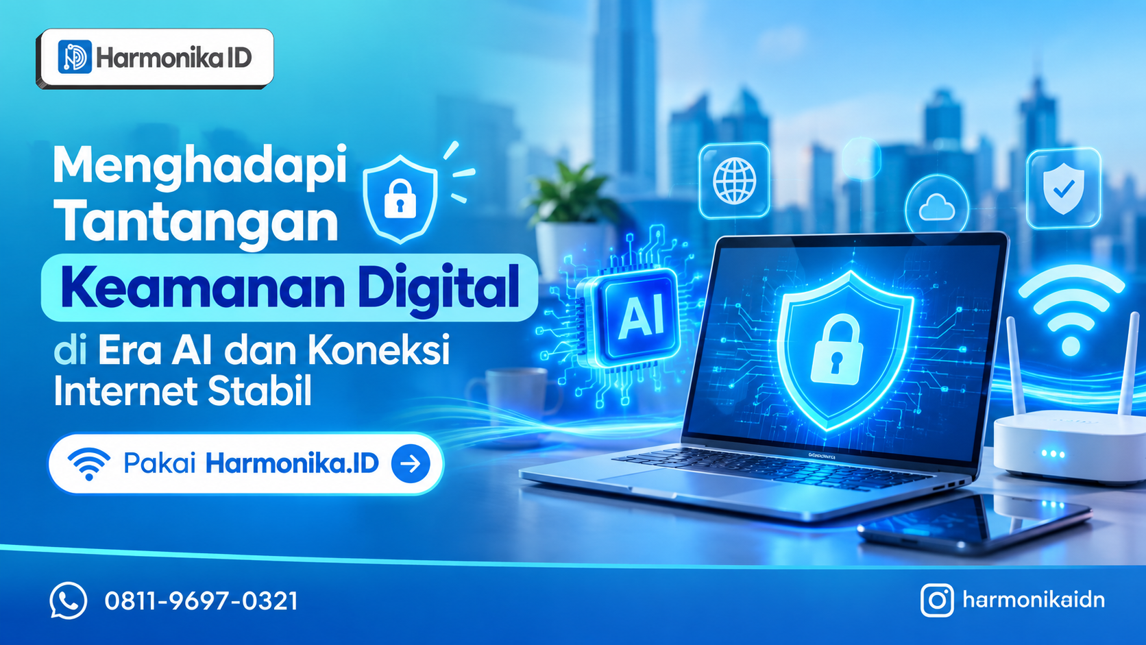 Menghadapi Tantangan Keamanan Digital di Era AI dan Koneksi Internet Stabil
