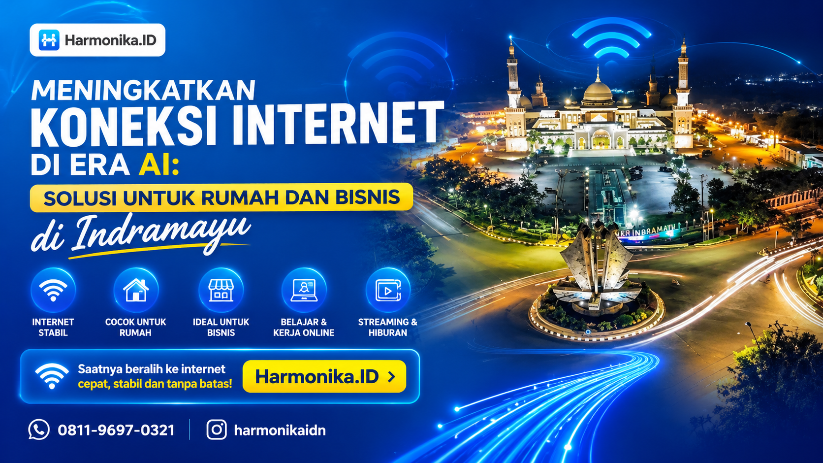 Meningkatkan Koneksi Internet di Era AI: Solusi untuk Rumah dan Bisnis di Indramayu