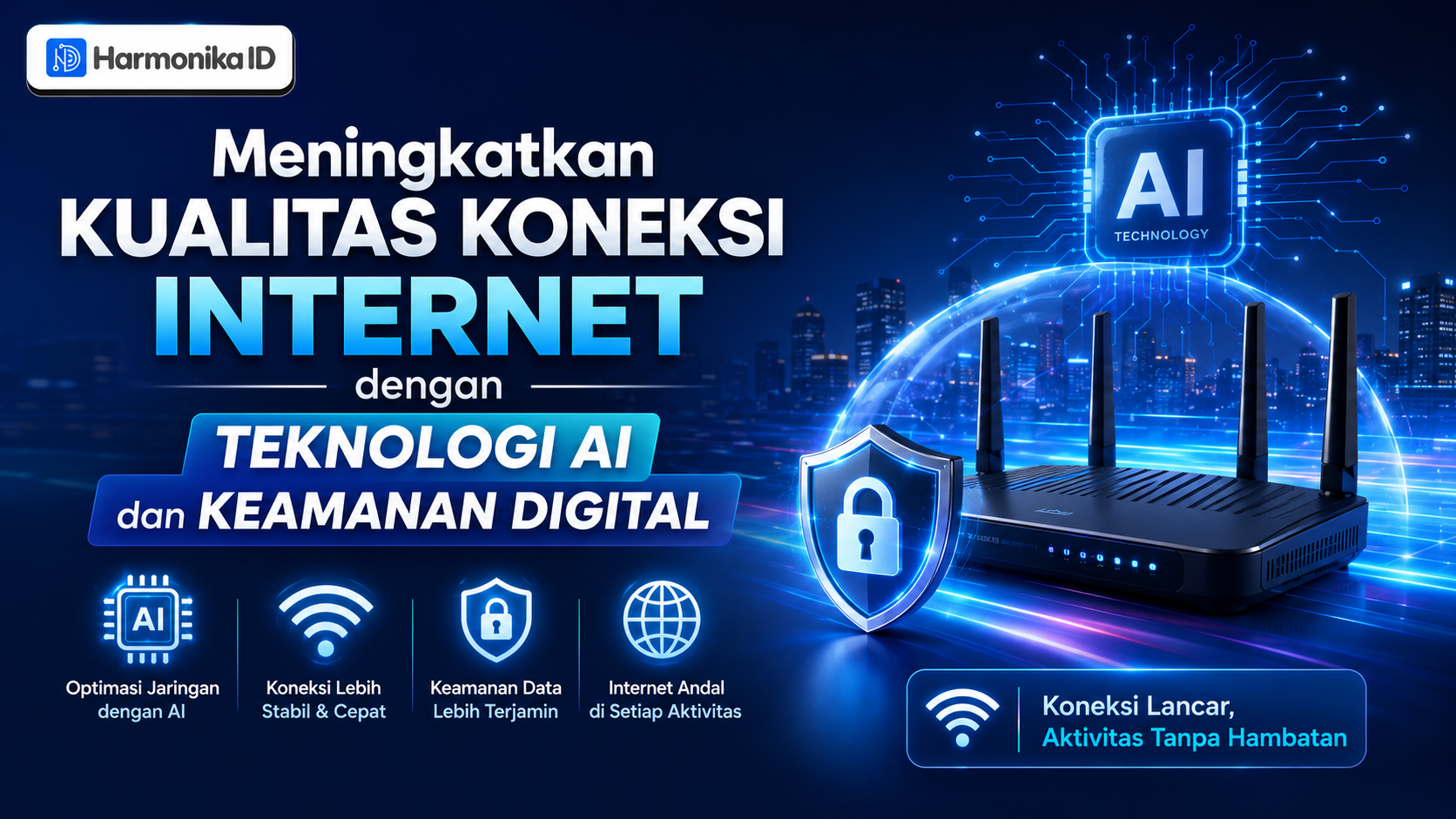 Meningkatkan Kualitas Koneksi Internet dengan Teknologi AI dan Keamanan Digital