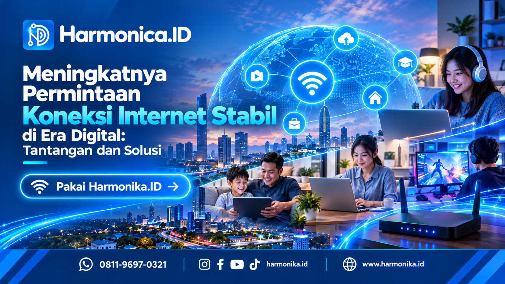 Meningkatnya Permintaan Koneksi Internet Stabil di Era Digital: Tantangan dan Solusi