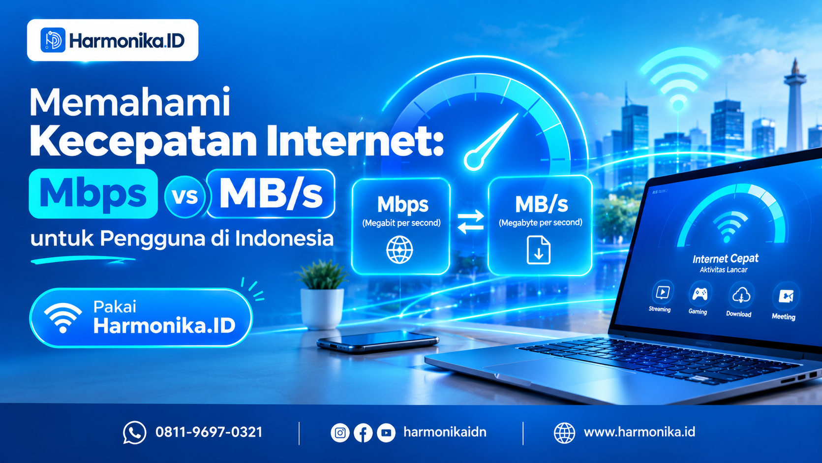 Memahami Kecepatan Internet: Mbps vs MB/s untuk Pengguna di Indonesia