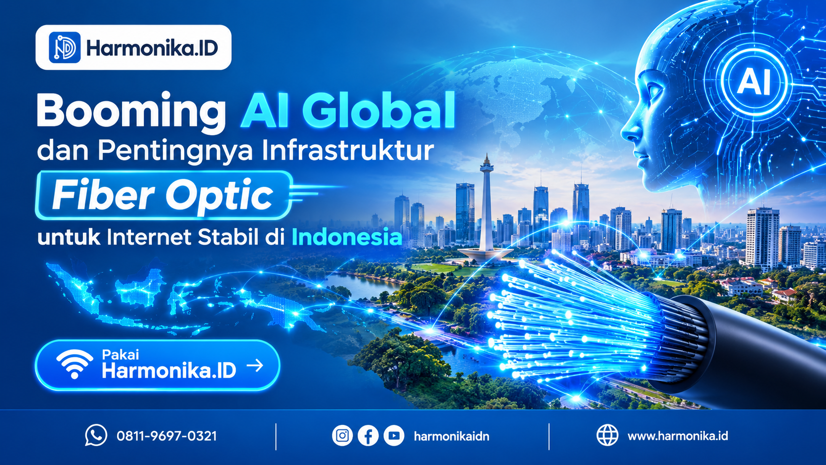 Booming AI Global dan Pentingnya Infrastruktur Fiber Optic untuk Internet Stabil di Indonesia