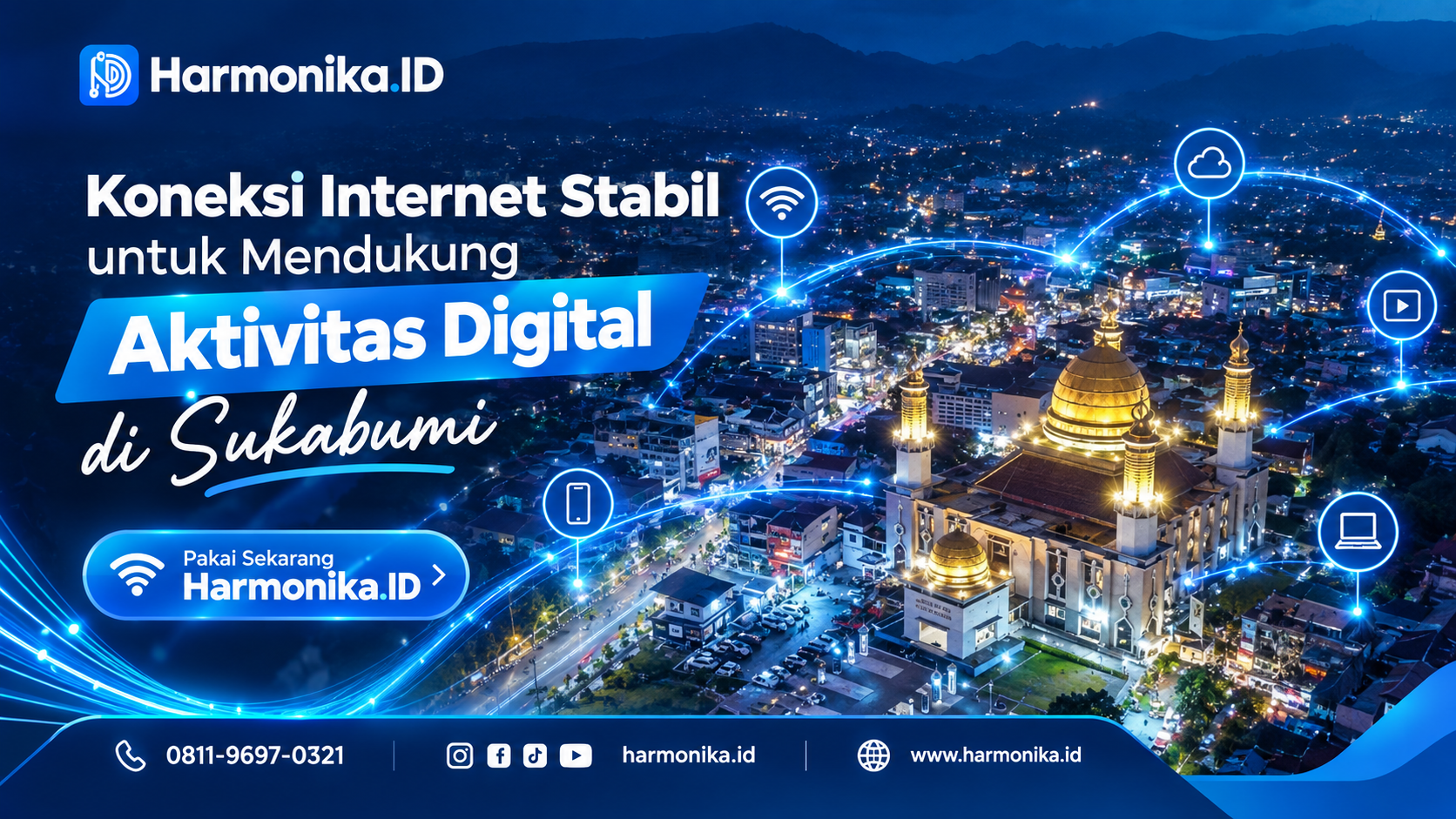 Koneksi Internet Stabil untuk Mendukung Aktivitas Digital di Sukabumi