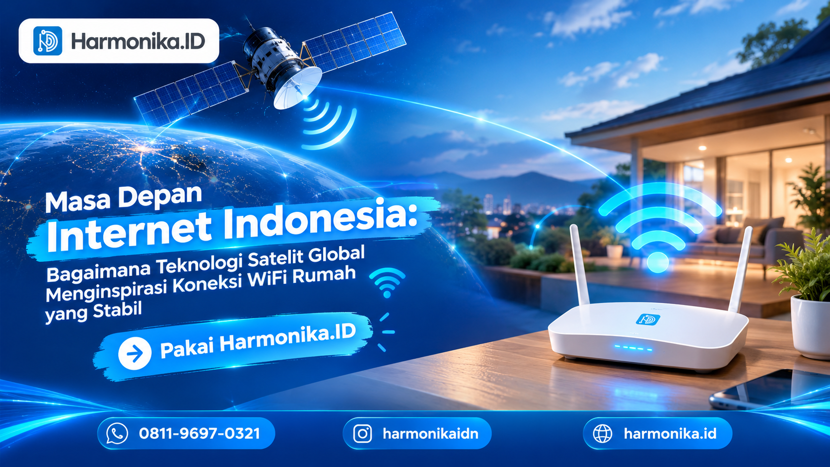 Masa Depan Internet Indonesia: Bagaimana Teknologi Satelit Global Menginspirasi Koneksi WiFi Rumah yang Stabil