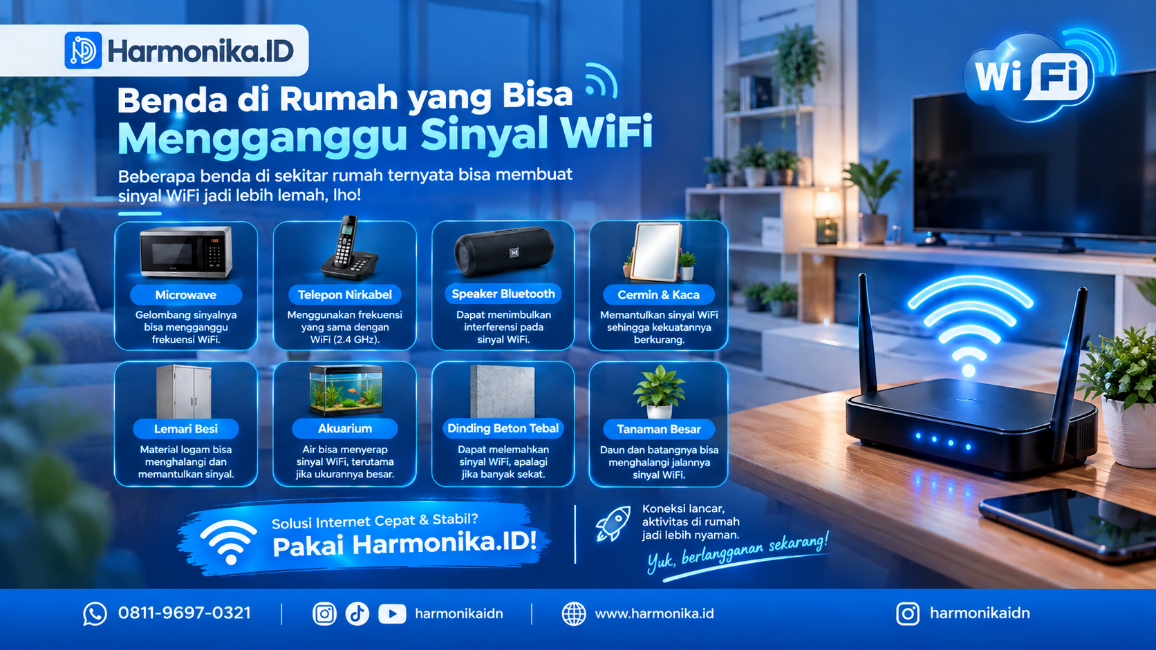 Benda di Rumah yang Bisa Mengganggu Sinyal WiFi: Kenali Penyebab dan Cara Mengatasinya