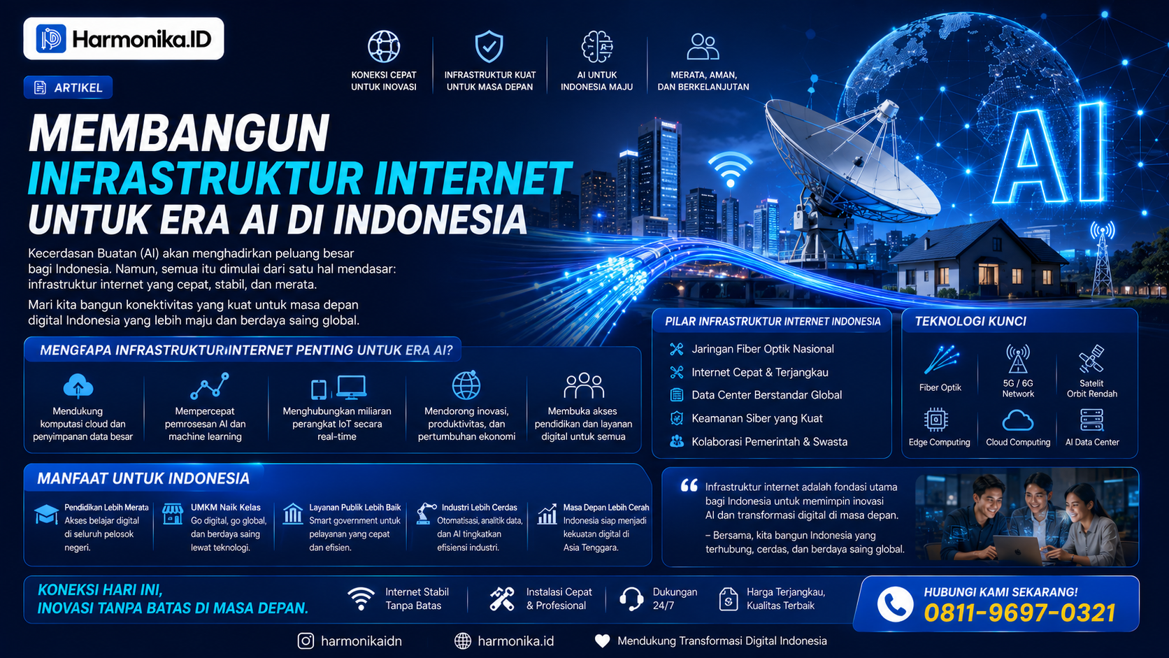 Membangun Infrastruktur Internet untuk Era AI di Indonesia