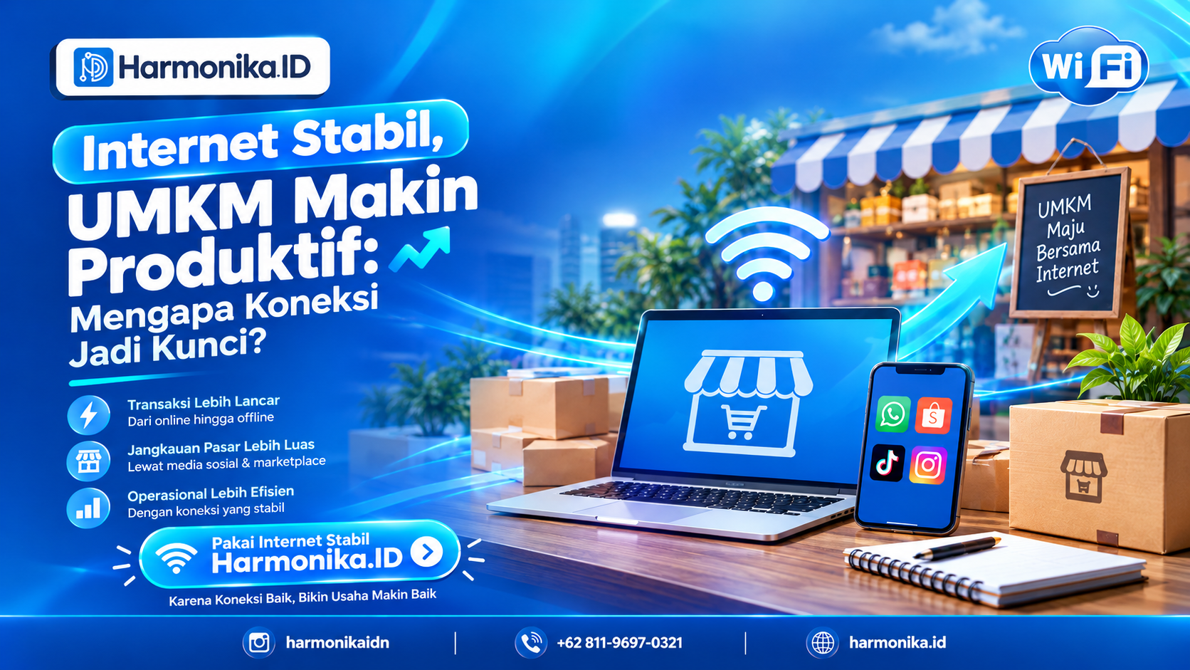 Internet Stabil, UMKM Makin Produktif: Mengapa Koneksi Jadi Kunci?