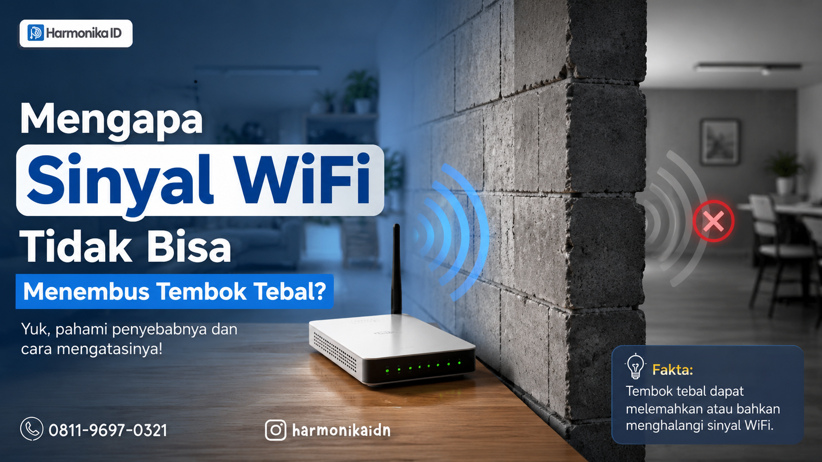 Mengapa Sinyal WiFi Tidak Bisa Menembus Tembok Tebal?