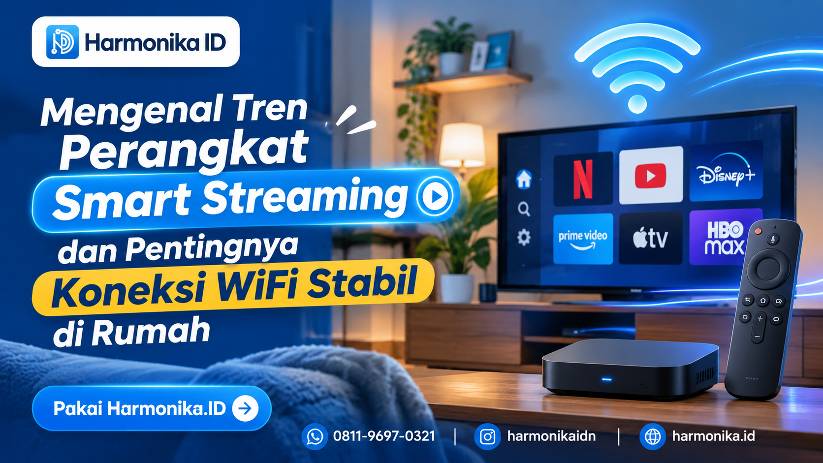 Mengenal Tren Perangkat Smart Streaming dan Pentingnya Koneksi WiFi Stabil di Rumah