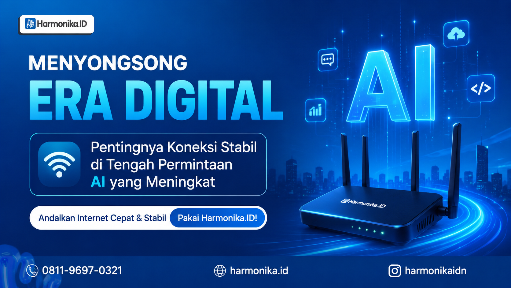 Menyongsong Era Digital: Pentingnya Koneksi Stabil di Tengah Permintaan AI yang Meningkat