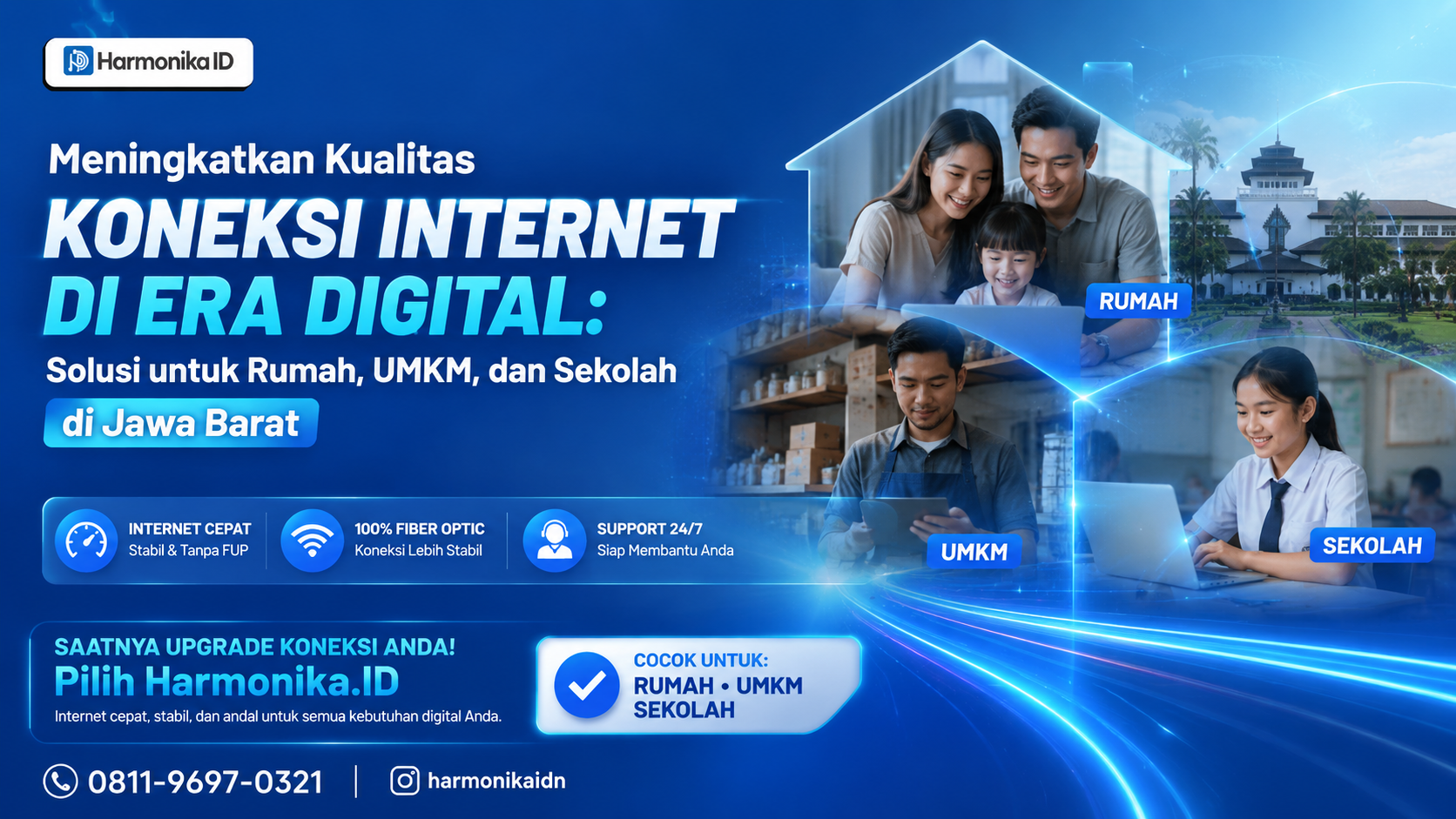 Meningkatkan Kualitas Koneksi Internet di Era Digital: Solusi untuk Rumah, UMKM, dan Sekolah di Jawa Barat