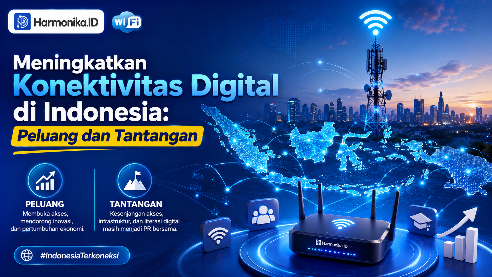 Meningkatkan Konektivitas Digital di Indonesia: Peluang dan Tantangan