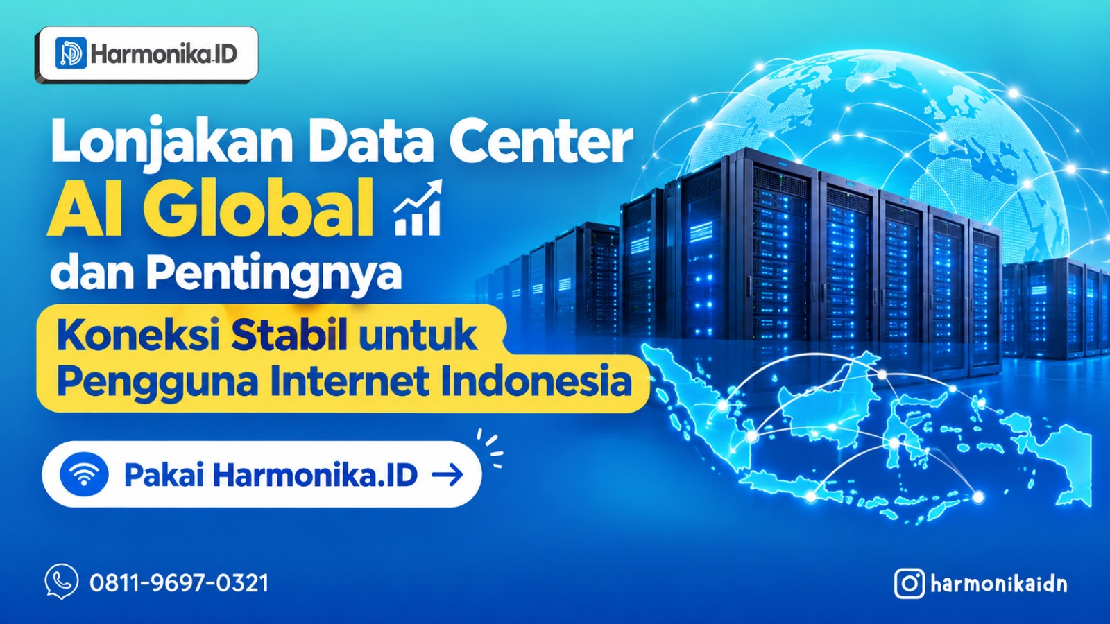 Lonjakan Data Center AI Global dan Pentingnya Koneksi Stabil untuk Pengguna Internet Indonesia