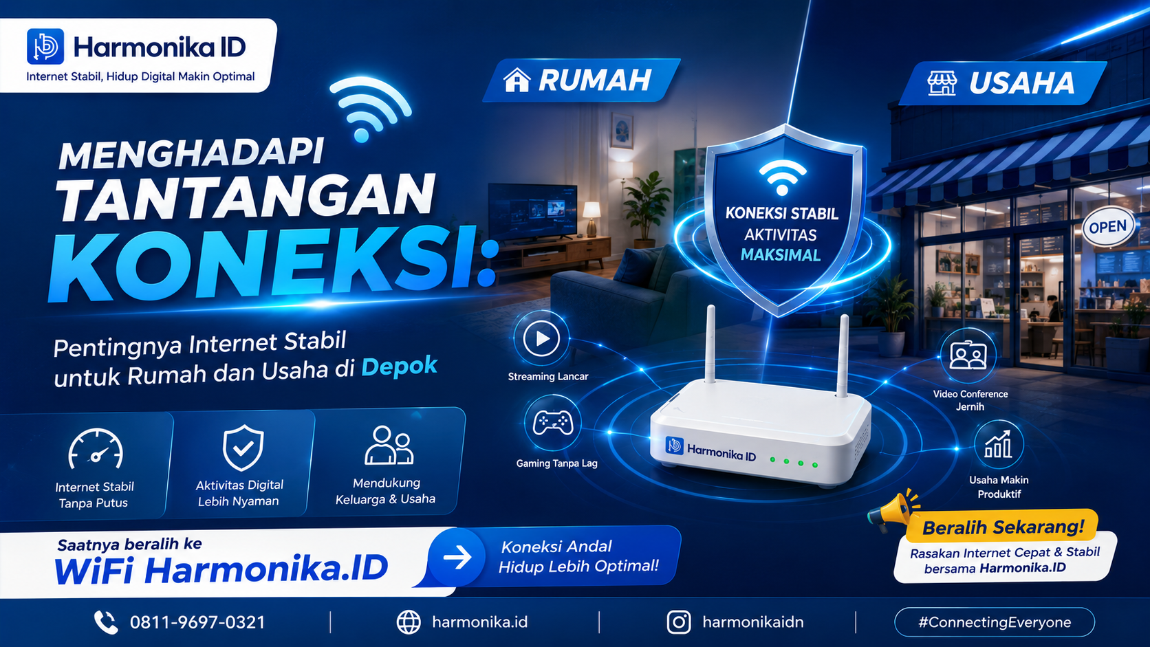 Menghadapi Tantangan Koneksi: Pentingnya Internet Stabil untuk Rumah dan Usaha di Depok