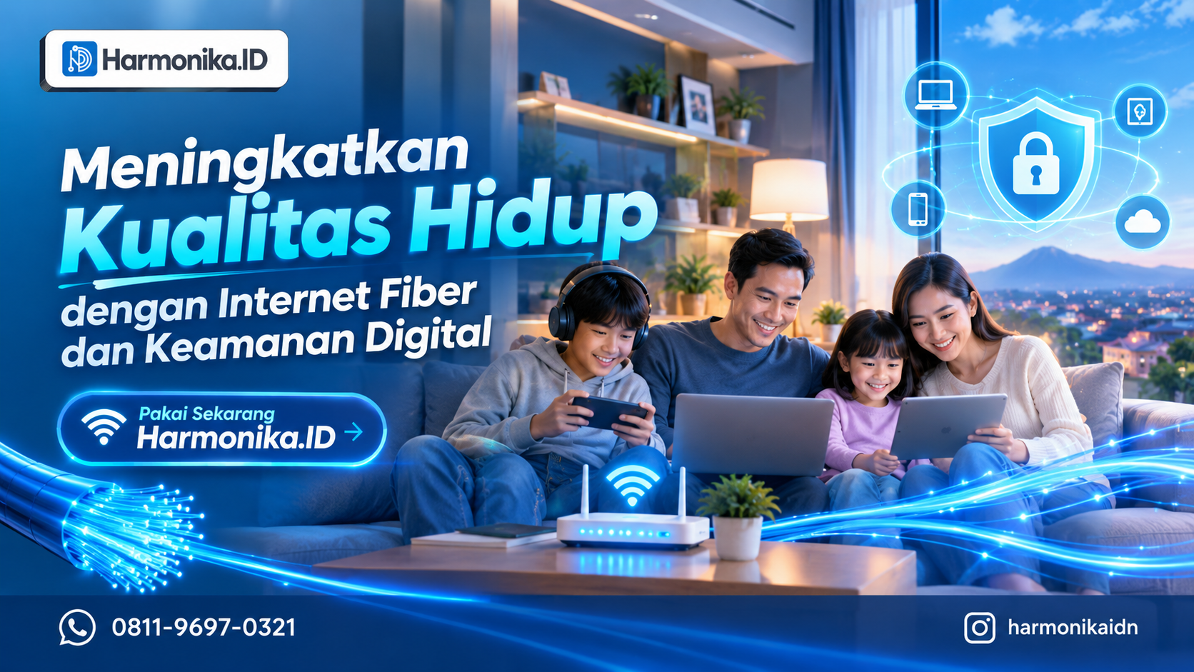 Meningkatkan Kualitas Hidup dengan Internet Fiber dan Keamanan Digital