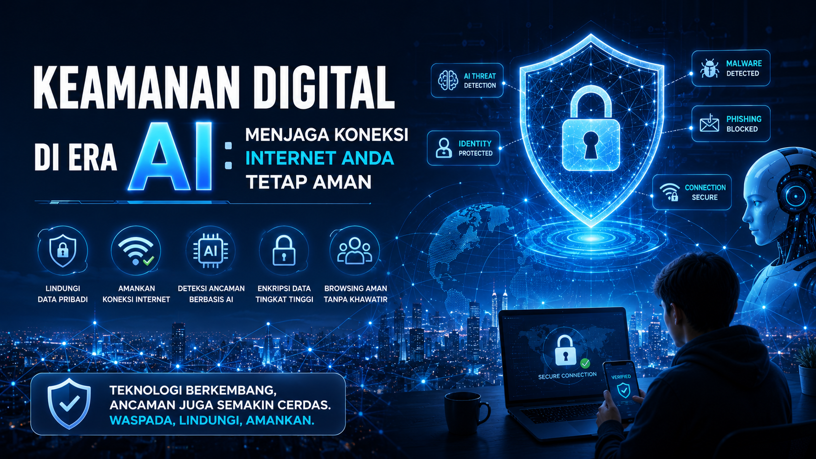Keamanan Digital di Era AI: Menjaga Koneksi Internet Anda Tetap Aman