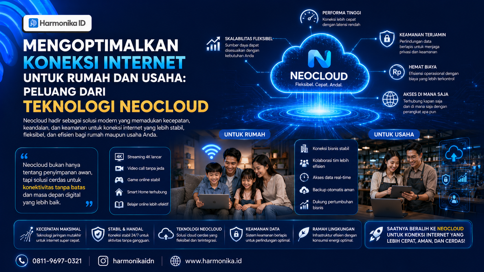Mengoptimalkan Koneksi Internet untuk Rumah dan Usaha: Peluang dari Teknologi Neocloud
